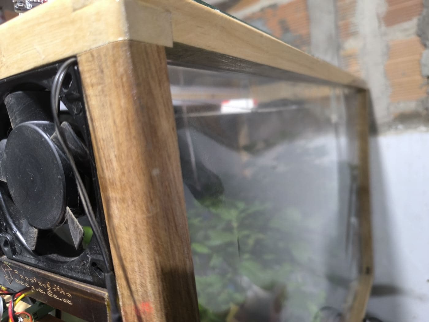 Ventilador: la luz genera calor